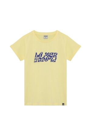 Indian Blue Jeans T-shirt Print Pale Banana