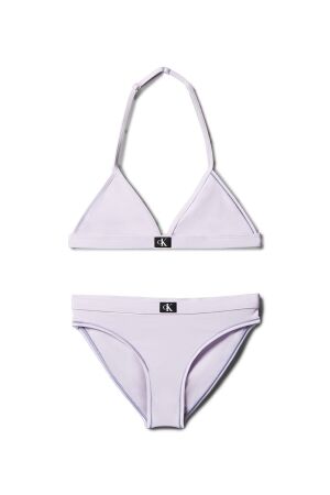 Calvin Klein Triangle Bikini Set Lilac Sprig