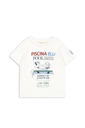 Konges Slojd T-shirt Era Off White/Piscina