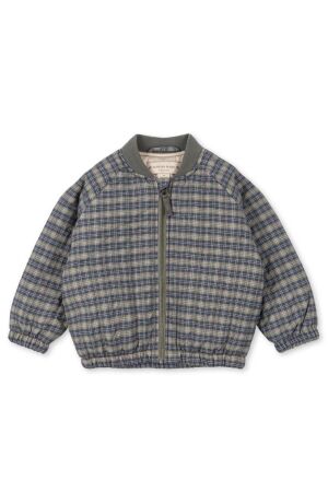 Konges Slojd Bomberjas Juno Printed Check Laurel Blue Check