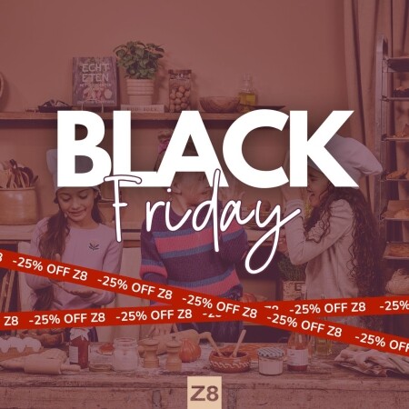 BLACK FRIDAY ????
It's time! ???? Shop Z8 nu met 25%, Gymp met 2...