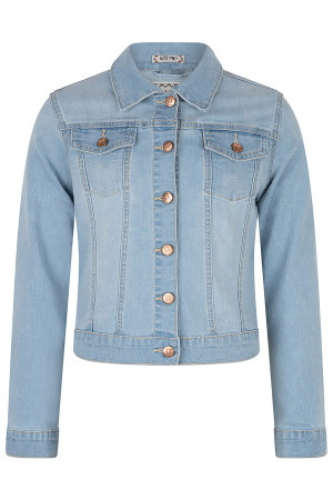 light denim coat