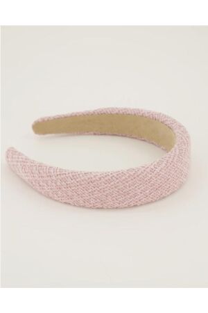 Fall & Scott Diadeem met tweed Roze