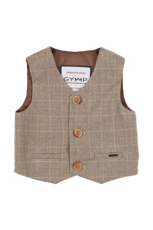 Gymp Gerben Gilet BR-CM Brown - Camel