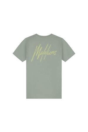 Malelions Junior shirts Agave Green MJ1-SS25-09