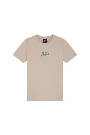 Malelions Junior Signature T-Shirt Taupe