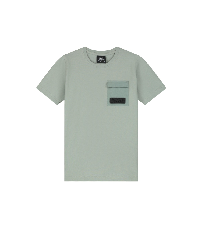 Malelions Junior shirts Agave Green MJ1-SS25-23