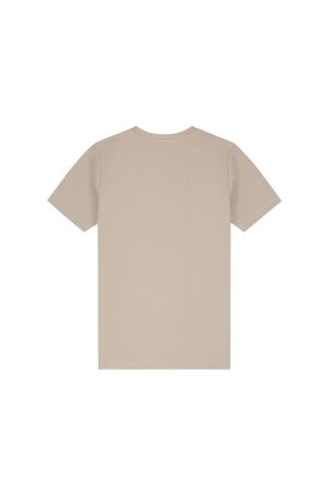 Malelions Junior shirts Taupe MJ1-SS25-23