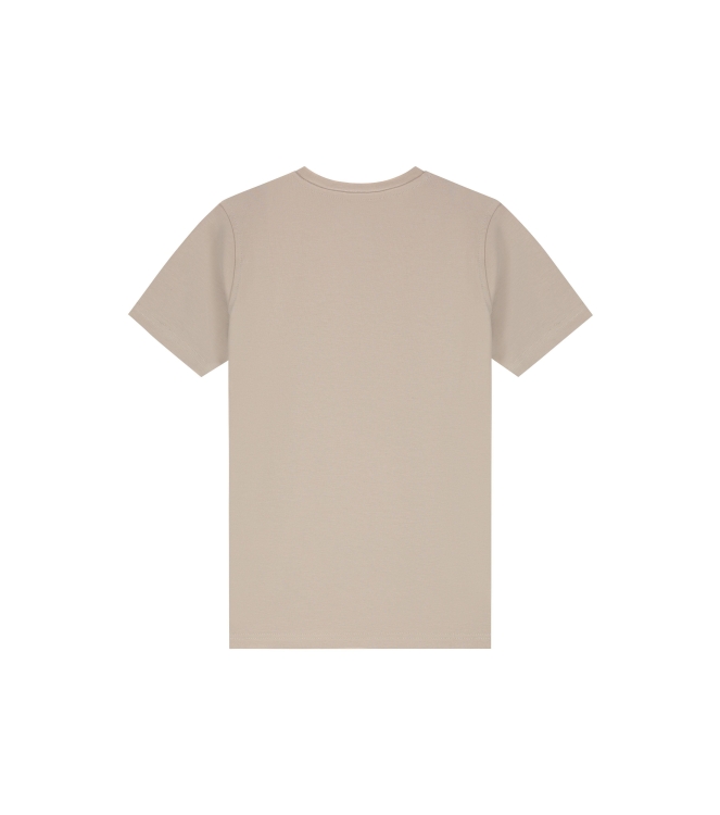 Malelions Junior shirts Taupe MJ1-SS25-23