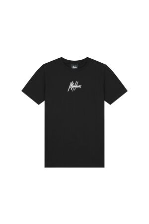 Malelions Junior shirts Black MJ1-SS25-29