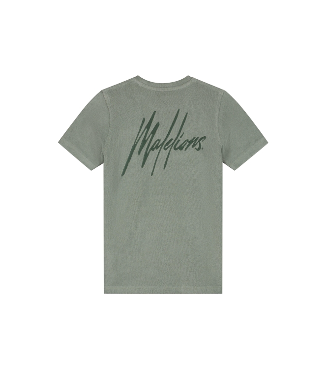 Malelions Junior shirts Agave Green MJ2-SS25-01