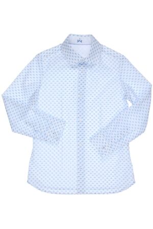 Gymp Shirt Vespa - Ceremonie Collectie W-B White - Blue