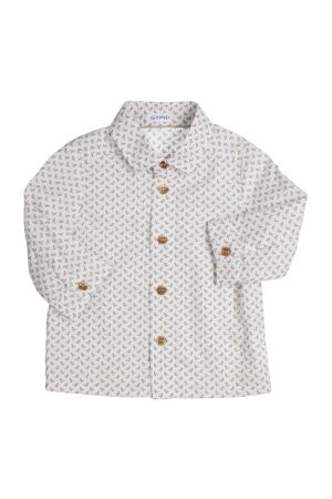 Gymp Orvin Shirt W-BG White - Beige