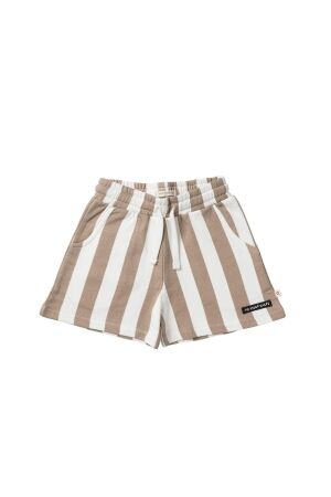 Your Wishes Bold Stripes | Relaxed Shorts 092 Stucco