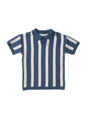 Your Wishes Stripe Knit | Casual Polo 774 Ensign Blue