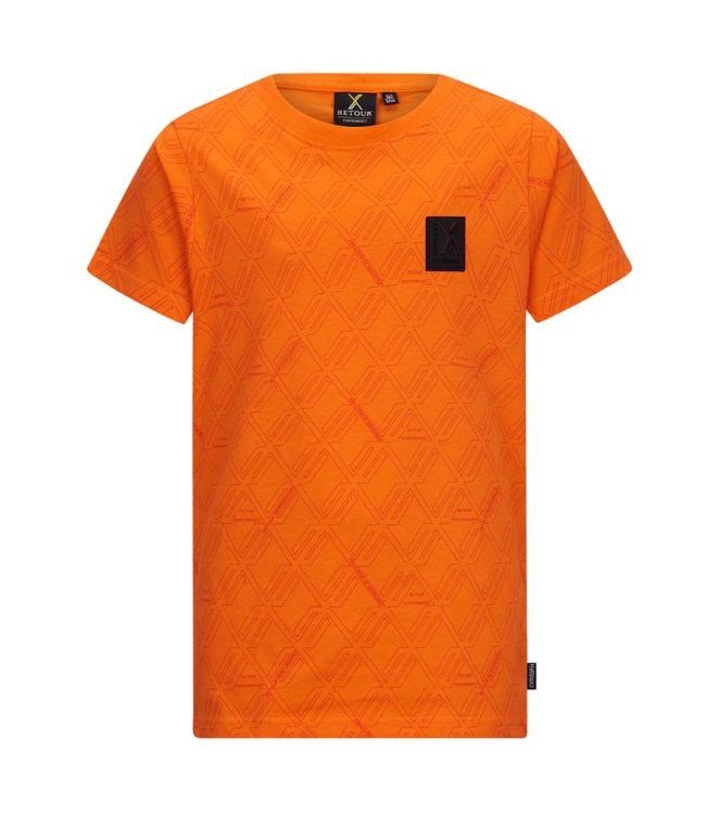 Retour Jeans shirts 3001 orange lion RJB-051-227