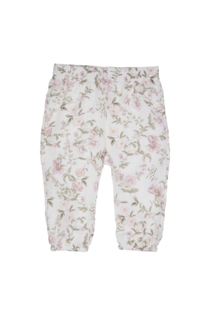 Gymp Fleur Broek OW-GN Off White - Green