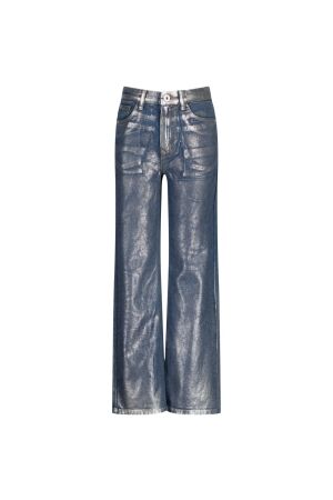 Vingino Cato Metallic Wide Leg Jeans 197 Metallic Denim