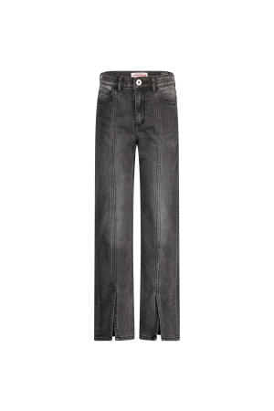 Vingino Catie Split Straight Jeans 913 Dark Grey Vintage