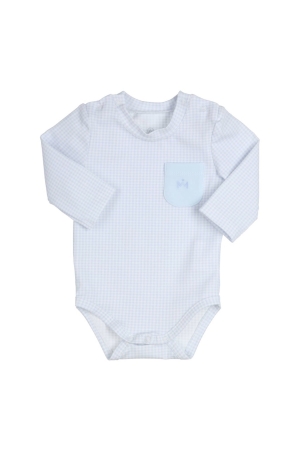 Gymp Vidrio Romper LB-W Light Blue - White