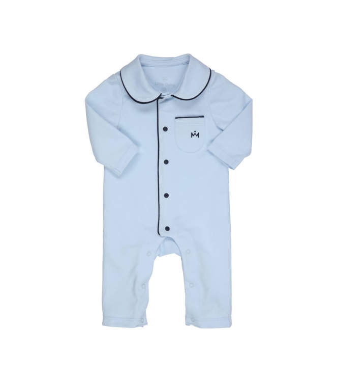 Gymp boxpakjes & rompers LB-M Light Blue - Navy 480-4860-21