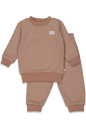 Feetje Pyjama wafel - Autumn Special 400 Bruin