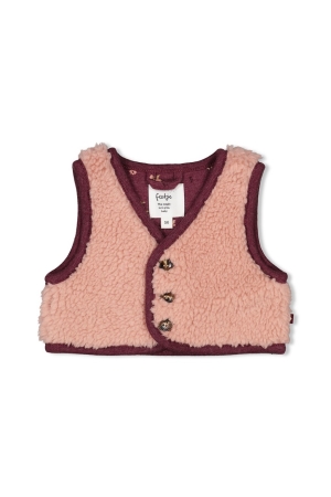 Feetje Blooming Meadow - Bouclé gilet 150 Roze