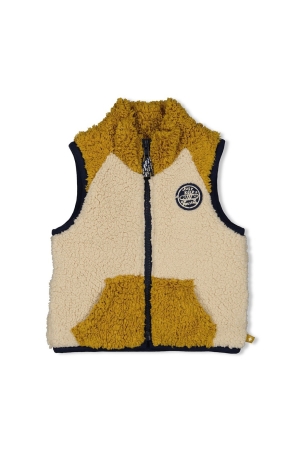 Feetje Keep Rolling - Teddy gilet 600 Offwhite