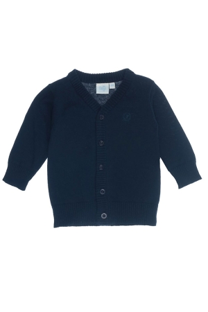 Feetje Vest gebreid - Classic Boys Marine