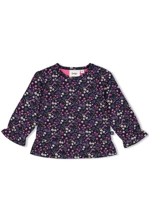 Feetje Midnight Flowers - T-shirt 010 Marine