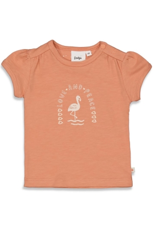 Feetje T-shirt - Flamingo Terra Pink