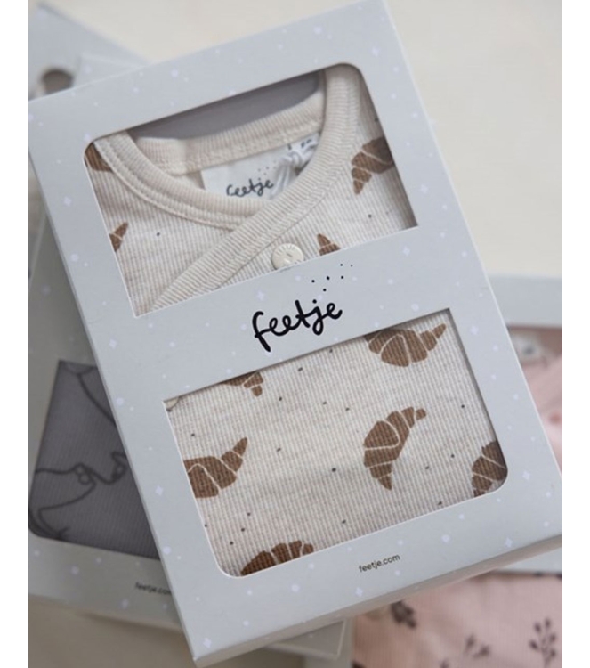 Feetje boxpakjes & rompers Offwhite melange 54000086