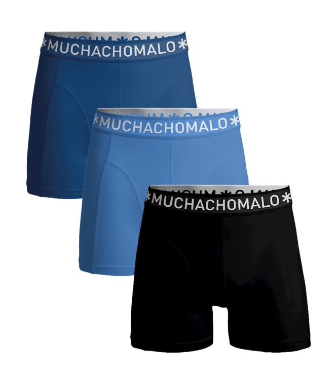 Muchachomalo ondergoed Black/Blue/Blue SOLID1010-625J