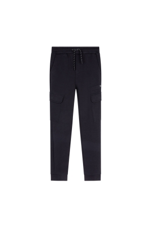 Indian Blue Jeans Cargo Jog Pant Fancy Rib 7790 Navy