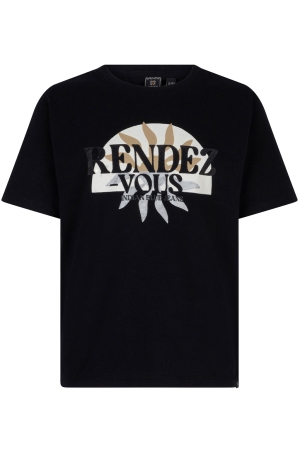 Indian Blue Jeans T-shirt Rendez Vous 1999 Black