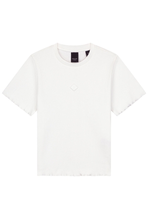 Nik&Nik Rib T-Shirt 2000 Off White