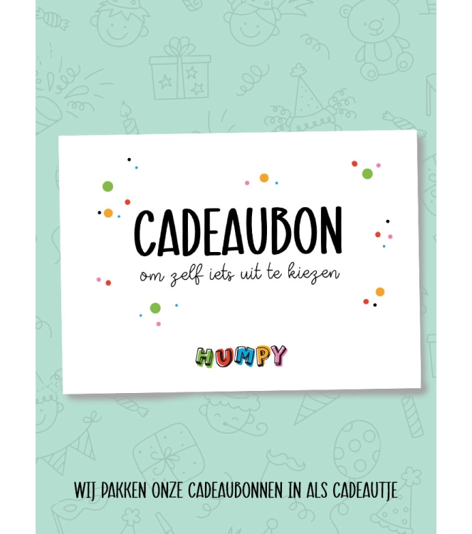 Humpy Kids & Teens cadeaubonnen Jongens Cadeaubon