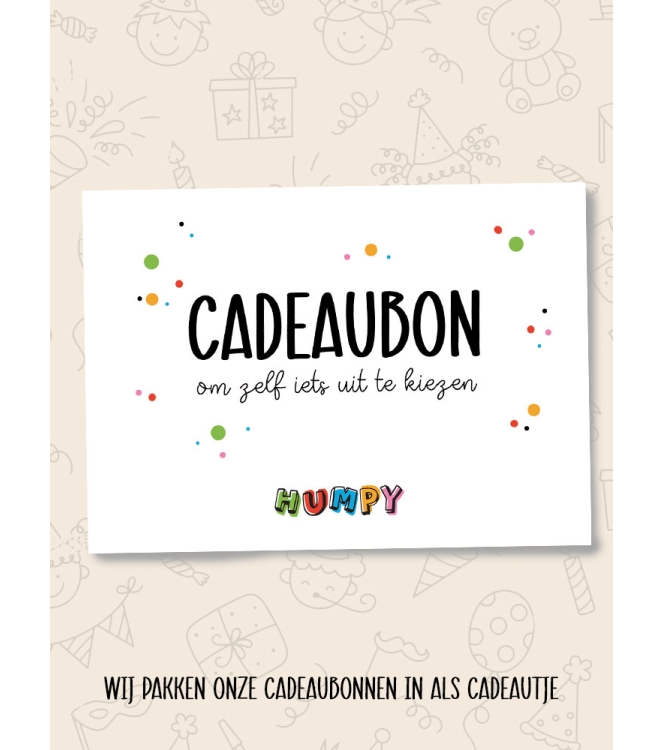 Humpy Kids & Teens cadeaubonnen Unisex Cadeaubon