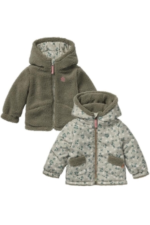 Noppies Fleury reversible winterjas N202 Moss Gray