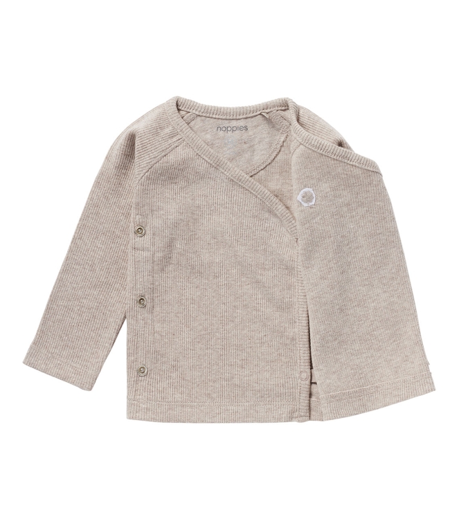 Noppies shirts P757 Taupe Melange 14N0011