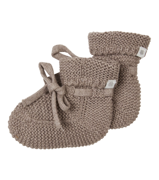 Noppies babyslofjes P757 Taupe Melange 24N5013