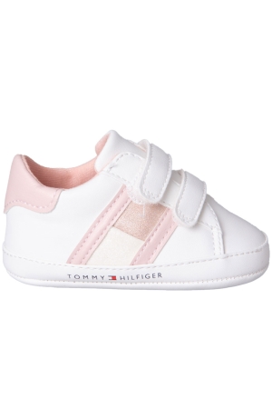 Tommy Hilfiger schoenen Velcro Shoe White/pink