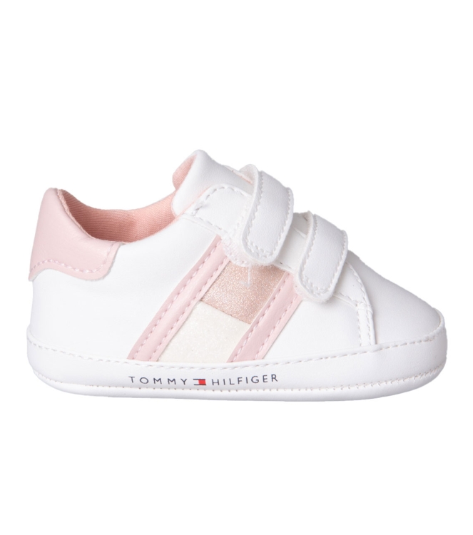 Tommy Hilfiger schoenen babyschoenen White/pink T0A4-32111