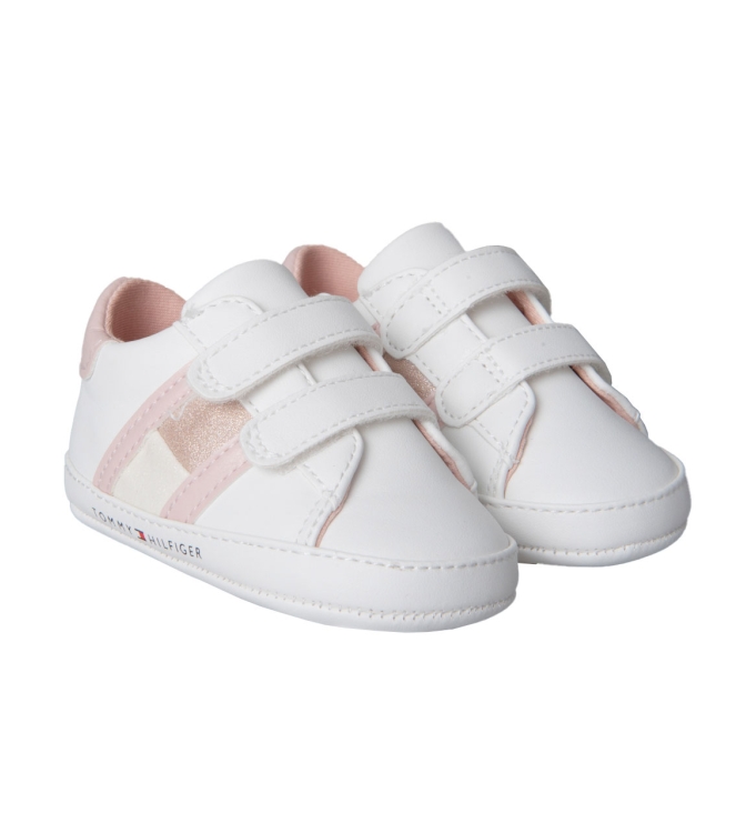 Tommy Hilfiger schoenen babyschoenen White/pink T0A4-32111