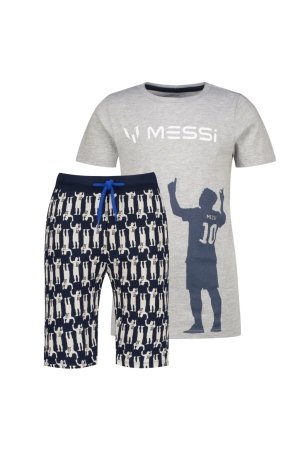 Vingino Silhouette pyjama  Vingino X Messi 910 Grey Melee