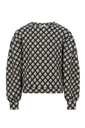 Ai&Ko Umay Flower Sweater 193921 - Black Iris