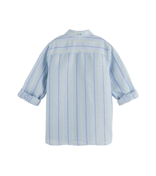 Scotch & Soda Kids overhemden 5233 Blue Stripe 170514