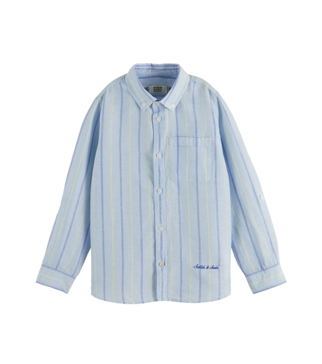 Scotch & Soda Kids overhemden 5233 Blue Stripe 170514