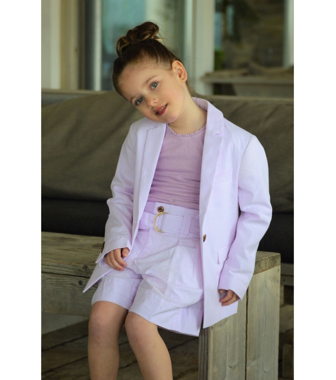 Scotch & Soda Kids broeken 5998 Orchid Seersucker 170707