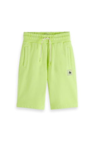 Scotch & Soda Kids Sweatshorts Garment-Dyed 6971 - Lighthouse Lime